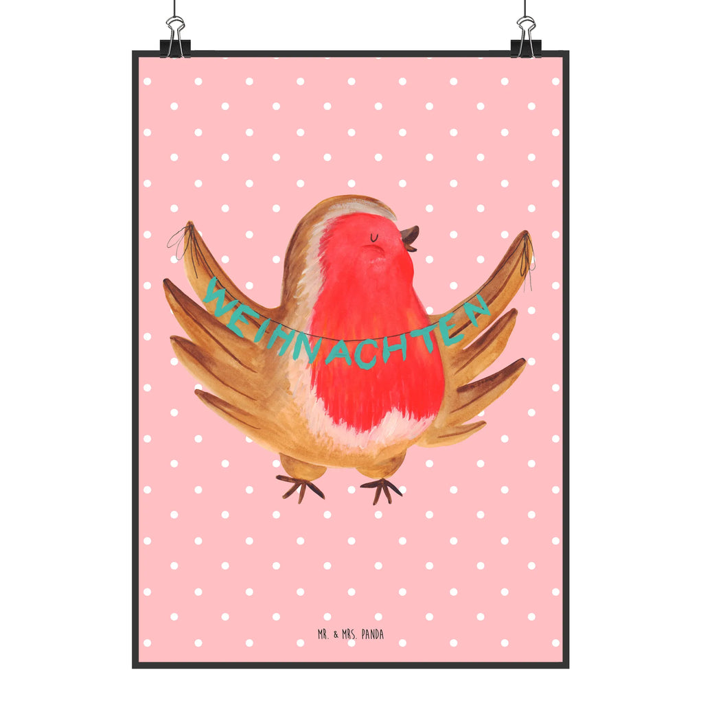 Poster Rotkehlchen Weihnachten Mr. & Mrs. Panda Poster, wanddruck, kunstposter, grafikposter, kunst für die wand, kunstdruck poster, Bild für Wand, Wanddeko Bild, Wandposter, Designposter, Wanddekoration, Plakat, Deko Bild, Wandschmuck, Kunstdruck, wandkunst, Bild, Poster, Wandbild, wanddeko, drucke, Posterdruck, Wintermotiv, Heiligabend, Advent, Nikolaus, Weihnachtsdeko, Winter, Weihnachten, Weihnachtsgruß, Frohe Weihnachten, Weihnachtsmotiv, Vogel, Xmas