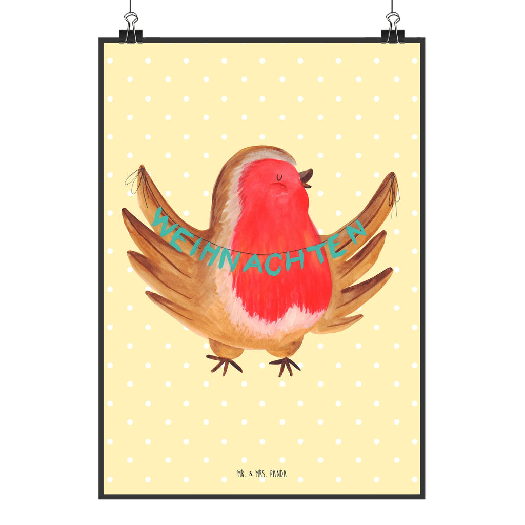 Poster Rotkehlchen Weihnachten Mr. & Mrs. Panda Poster, wanddruck, kunstposter, grafikposter, kunst für die wand, kunstdruck poster, Bild für Wand, Wanddeko Bild, Wandposter, Designposter, Wanddekoration, Plakat, Deko Bild, Wandschmuck, Kunstdruck, wandkunst, Bild, Poster, Wandbild, wanddeko, drucke, Posterdruck, Wintermotiv, Heiligabend, Advent, Nikolaus, Weihnachtsdeko, Winter, Weihnachten, Weihnachtsgruß, Frohe Weihnachten, Weihnachtsmotiv, Vogel, Xmas