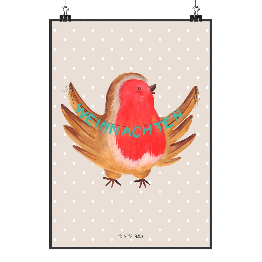 Poster Rotkehlchen Weihnachten Mr. & Mrs. Panda Poster, wanddruck, kunstposter, grafikposter, kunst für die wand, kunstdruck poster, Bild für Wand, Wanddeko Bild, Wandposter, Designposter, Wanddekoration, Plakat, Deko Bild, Wandschmuck, Kunstdruck, wandkunst, Bild, Poster, Wandbild, wanddeko, drucke, Posterdruck, Wintermotiv, Heiligabend, Advent, Nikolaus, Weihnachtsdeko, Winter, Weihnachten, Weihnachtsgruß, Frohe Weihnachten, Weihnachtsmotiv, Vogel, Xmas