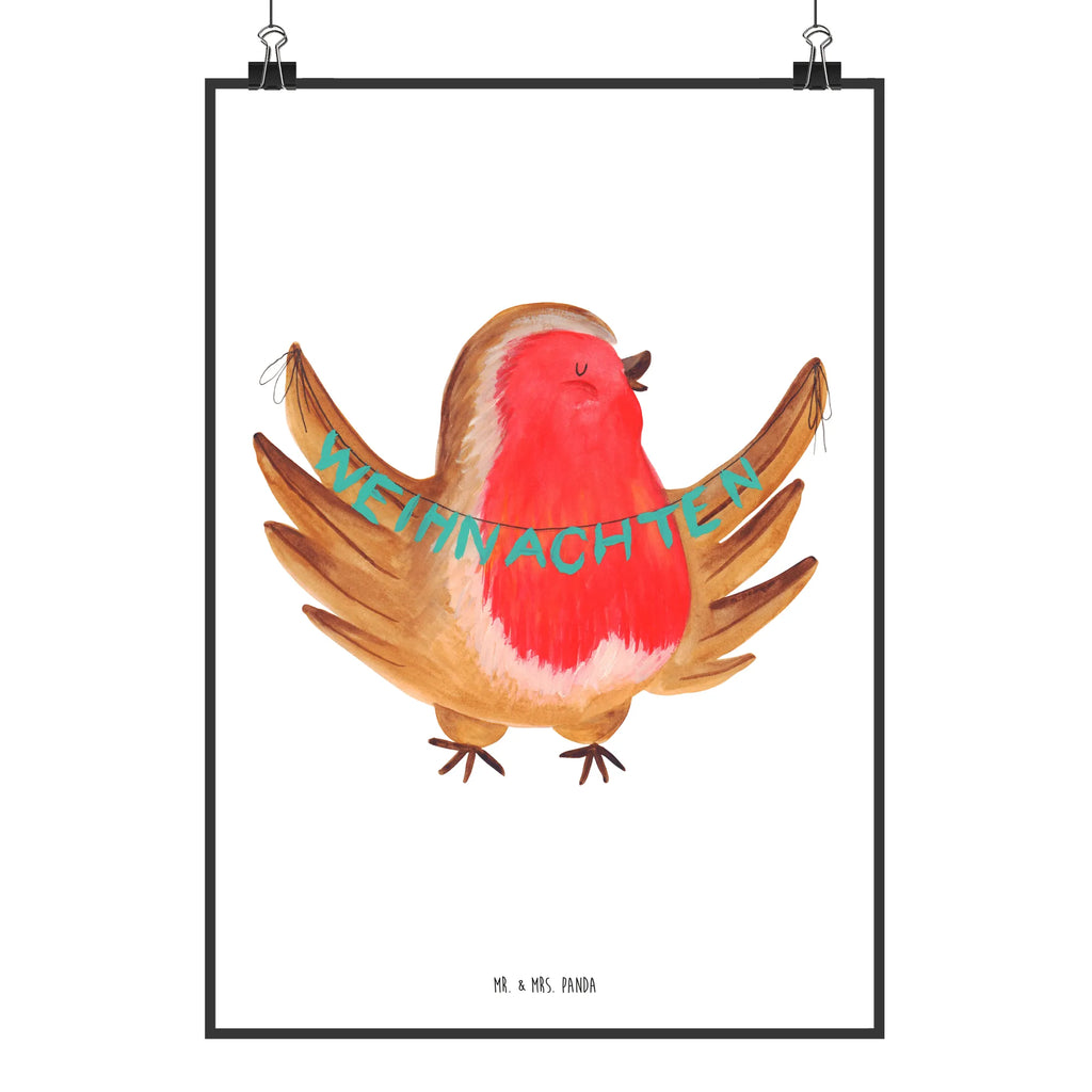 Poster Rotkehlchen Weihnachten Mr. & Mrs. Panda Poster, wanddruck, kunstposter, grafikposter, kunst für die wand, kunstdruck poster, Bild für Wand, Wanddeko Bild, Wandposter, Designposter, Wanddekoration, Plakat, Deko Bild, Wandschmuck, Kunstdruck, wandkunst, Bild, Poster, Wandbild, wanddeko, drucke, Posterdruck, Wintermotiv, Heiligabend, Advent, Nikolaus, Weihnachtsdeko, Winter, Weihnachten, Weihnachtsgruß, Frohe Weihnachten, Weihnachtsmotiv, Vogel, Xmas