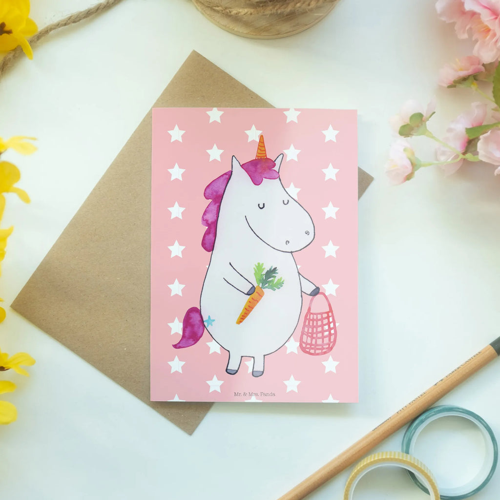Greetings card unicorn Vegetables Glückwunschkarte, osterkarten, weihnachtskarten, neujahrskarte, glückwunschkarten, dankeskarten, Klappkarte, Motivkarte, kommunionskarte, osterkarte, abiturkarte, Grußkarten, babykarte, spruchkarte, einladungskarten, Beileidskarte, genesungskarte, Grußkarte, valentinstagskarte, vatertagskarte, jubiläumskarte, firmungskarte, hochzeitskarten, Einhorn, Unicorn, Einhorn Deko, Einhörner, Gemüse, Wochenmarkt, Biomarkt