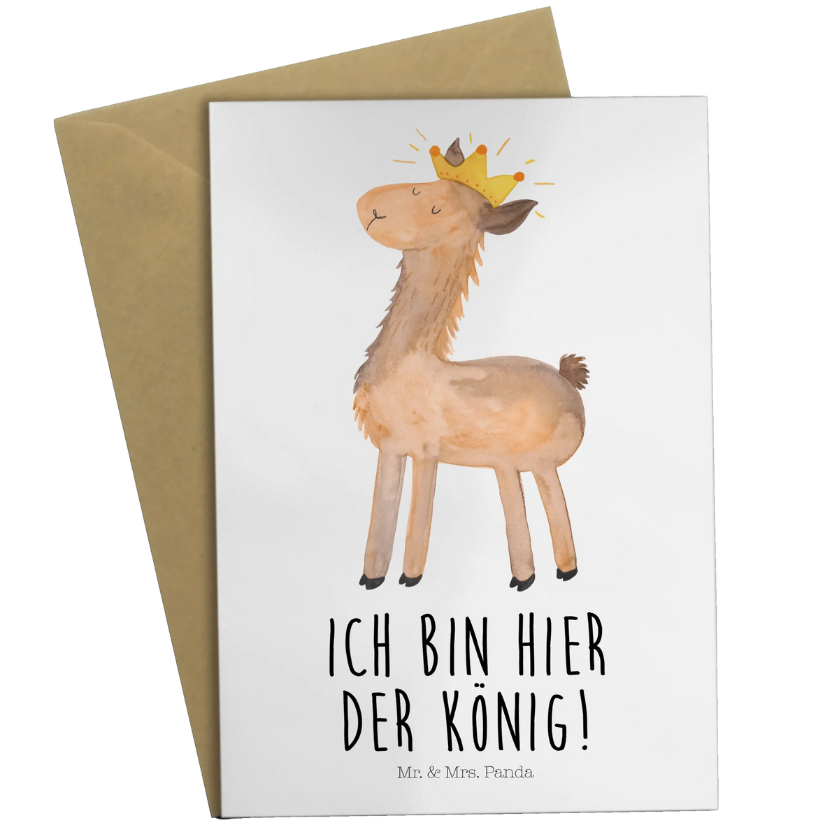 Grußkarte Lama König Beileidskarte, osterkarten, valentinstagskarte, neujahrskarte, kommunionskarte, abiturkarte, Grußkarte, Grußkarten, weihnachtskarten, Motivkarte, jubiläumskarte, Glückwunschkarte, glückwunschkarten, dankeskarten, osterkarte, hochzeitskarten, Klappkarte, babykarte, genesungskarte, einladungskarten, vatertagskarte, firmungskarte, spruchkarte, Lama, Alpaka, Vorgesetzter, Chef, Abitur, Abi, Büro Kollege, Lamas, Königin, König, Papa, Mama, Freundin, Kollegin