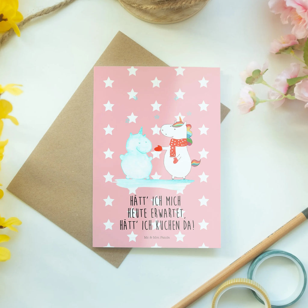 Greetings card unicorn snowman kommunionskarte, genesungskarte, osterkarten, Beileidskarte, hochzeitskarten, osterkarte, Motivkarte, jubiläumskarte, spruchkarte, Grußkarte, Grußkarten, dankeskarten, neujahrskarte, valentinstagskarte, einladungskarten, glückwunschkarten, babykarte, Klappkarte, weihnachtskarten, abiturkarte, Glückwunschkarte, firmungskarte, vatertagskarte, Einhörner, Einhorn Deko, Unicorn, Einhorn, Kuchen, Handschuhe, Schneemann, Weihnachten, Winter, Mütze, X-Mas, Schnee, kalt