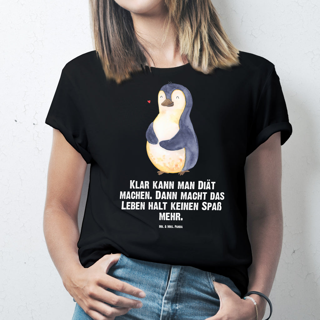 T-Shirt Standard Pinguin Diät T-Shirt, Shirt, Tshirt, Lustiges T-Shirt, T-Shirt mit Spruch, Party, Junggesellenabschied, Jubiläum, Geburstag, Herrn, Damen, Männer, Frauen, Schlafshirt, Nachthemd, Sprüche, Pinguin, Pinguine, Diät, Abnehmen, Abspecken, Gewicht, Motivation, Selbstliebe, Körperliebe, Selbstrespekt