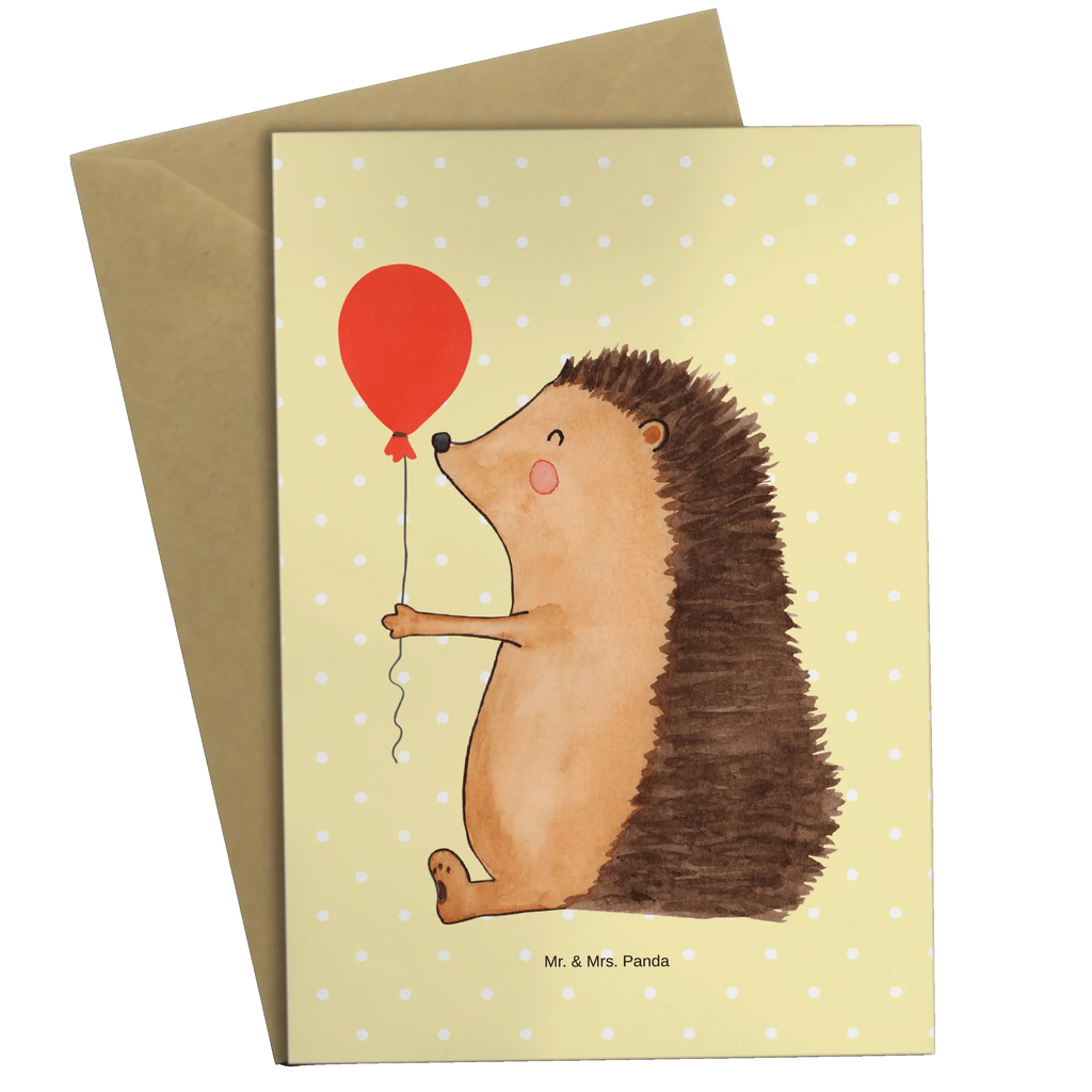 Grußkarte Igel Luftballon Hochzeitskarte, Grußkarte, Karte, Geburtstagskarte, Ansichtskarten, Einladungskarte, Klappkarte, Glückwunschkarte, Tiermotive, Gute Laune, lustige Sprüche, Tiere, Ballon, Igel, Happy Birthday, Geburtstagskind, Herzlichen Glückwunsch, Geburtstag, Glückwunsch