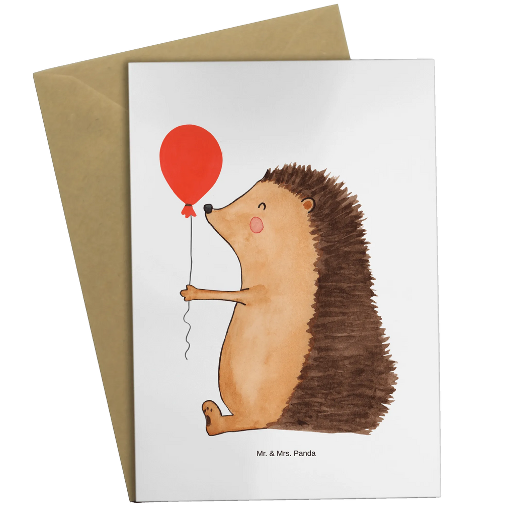 Grußkarte Igel Luftballon Hochzeitskarte, Grußkarte, Karte, Geburtstagskarte, Ansichtskarten, Einladungskarte, Klappkarte, Glückwunschkarte, Tiermotive, Gute Laune, lustige Sprüche, Tiere, Ballon, Igel, Happy Birthday, Geburtstagskind, Herzlichen Glückwunsch, Geburtstag, Glückwunsch