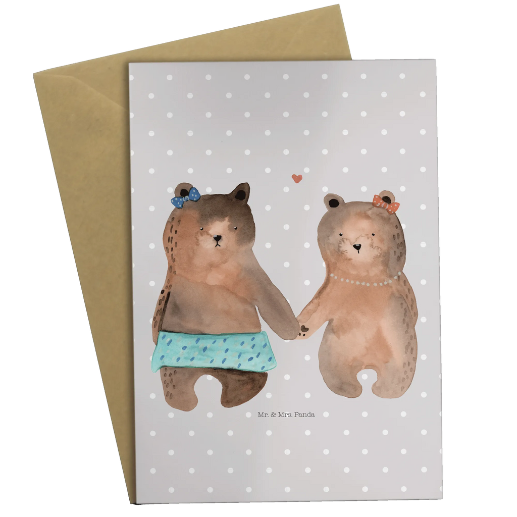 Greetings card bear Girlfriend greeting card, invitation card, folding card, wedding card, birthday card, bear, teddy, teddy bear, cuddly toy, bear girlfriend best friend love proof of love loves buddy buddy