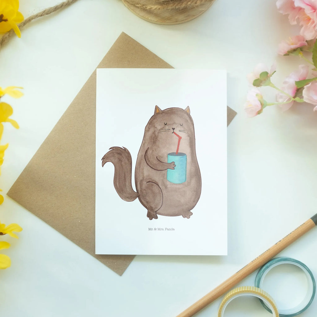 Greetings card Cat can wedding card, invitation card, folding card, birthday card, greeting card, cat, tomcat, kitty, meow, kitten, housecat, mama cat, love cats, cat image, cat fan, cat lover, cat fancier, cat decoration, gift for cat lover, cat owner, funny cats, cat sayings, cat motto, funny cat gifts, fan merchandise, cat stuff, animal lover, pussy, cat food, cats, food, pet, Cats