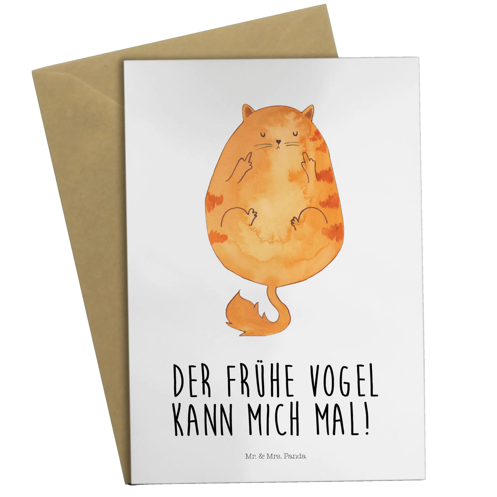 Greetings card Cat Early riser glückwunschkarten, osterkarte, vatertagskarte, firmungskarte, abiturkarte, babykarte, hochzeitskarten, Grußkarte, jubiläumskarte, neujahrskarte, genesungskarte, Beileidskarte, osterkarten, kommunionskarte, valentinstagskarte, Motivkarte, weihnachtskarten, einladungskarten, spruchkarte, Grußkarten, dankeskarten, Glückwunschkarte, Klappkarte, Katzensouvenirs, Katzenliebhaberprodukte, Katzenmotive, Katzenmotiv, Katzenfan, Katzendeko, Katze, Katzenfreund, Katzenliebhaber, Katzenprodukte, Katzenartikel, Katzenaccessoires, Mietze, Der Frühe Vogel Kann Mich Mal, Kaffee, Katzen, Morgenmuffel, Frühaufsteher, Kater