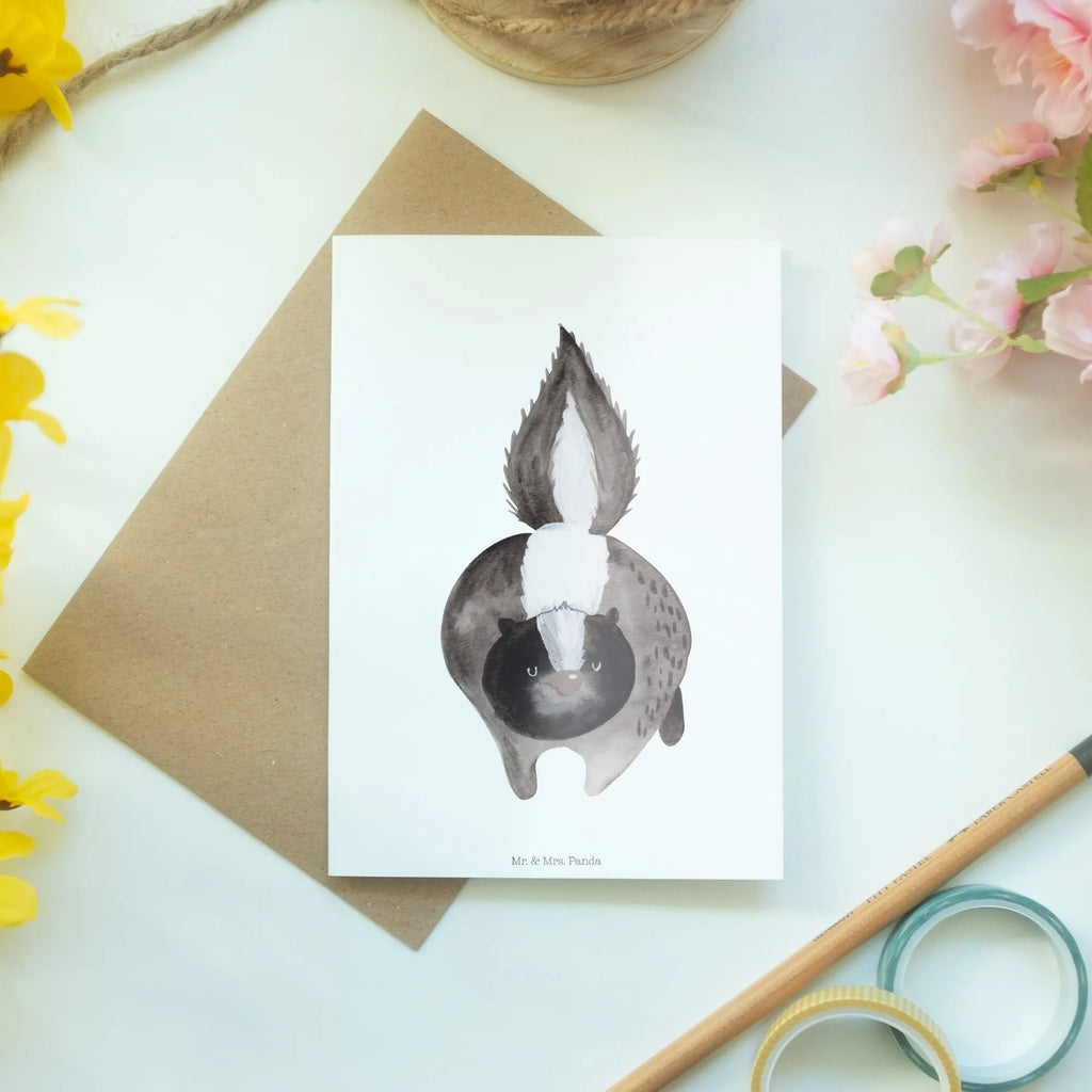 Grußkarte Stinktier Angriff kommunionskarte, neujahrskarte, osterkarten, Grußkarte, babykarte, Beileidskarte, weihnachtskarten, dankeskarten, valentinstagskarte, Grußkarten, abiturkarte, genesungskarte, jubiläumskarte, firmungskarte, spruchkarte, Klappkarte, vatertagskarte, osterkarte, Motivkarte, einladungskarten, Glückwunschkarte, hochzeitskarten, glückwunschkarten, Skunk, Stinktier, wütend, Stinki, Wildtier, Drohung, Raubtier, Stinker