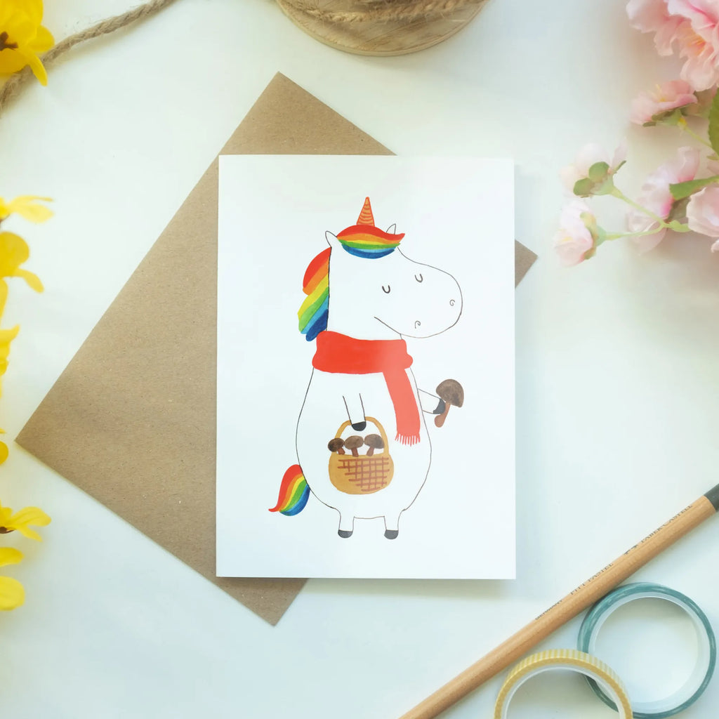 Greetings card unicorn Mushroom valentinstagskarte, vatertagskarte, Grußkarten, Klappkarte, neujahrskarte, glückwunschkarten, einladungskarten, weihnachtskarten, hochzeitskarten, spruchkarte, Motivkarte, kommunionskarte, Glückwunschkarte, abiturkarte, firmungskarte, osterkarten, jubiläumskarte, genesungskarte, dankeskarten, Beileidskarte, Grußkarte, osterkarte, babykarte, Einhorn, Einhörner, Einhorn Deko, Unicorn, Pilzsammler, Spruch, Motivation, Pilze, Liebeskummer