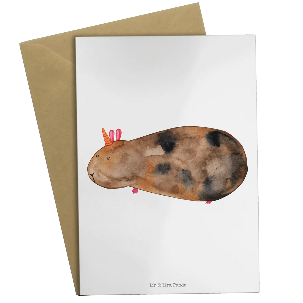 Greetings card unicorn Guinea pig greeting card, wedding card, folding card, invitation card, birthday card, unicorn, unicorns, Meericorn, guinea pig, squirrels