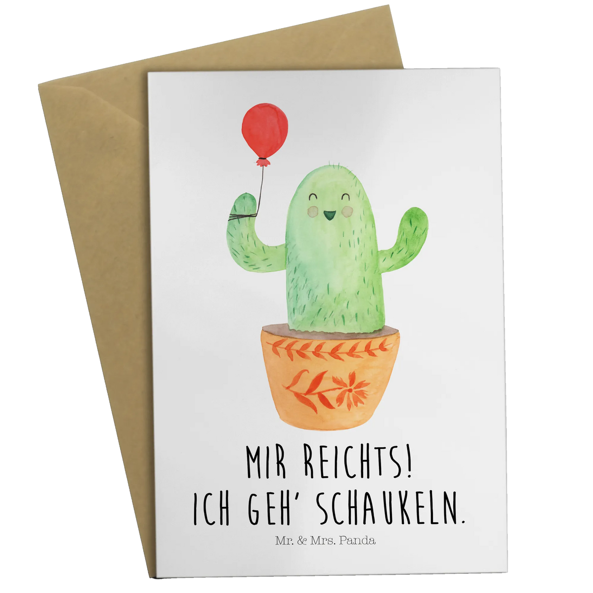 Greetings card cactus balloon wedding card, invitation card, greeting card, folding card, birthday card, cactus, cactuses, plants, cactus plant, small green cactus, cacti, new start, stress, joy, girlfriend, office life, office, education, boyfriend, balloon, exam