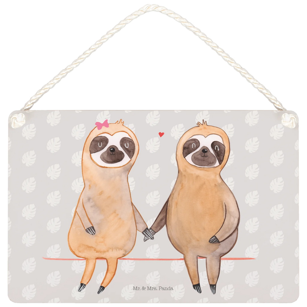 Decorative sign sloth pair Sloth, sloth, trend animal, in love, lazy, relax, sloth couple, love, lovers, sloth love, engaged, together, favourite animal
