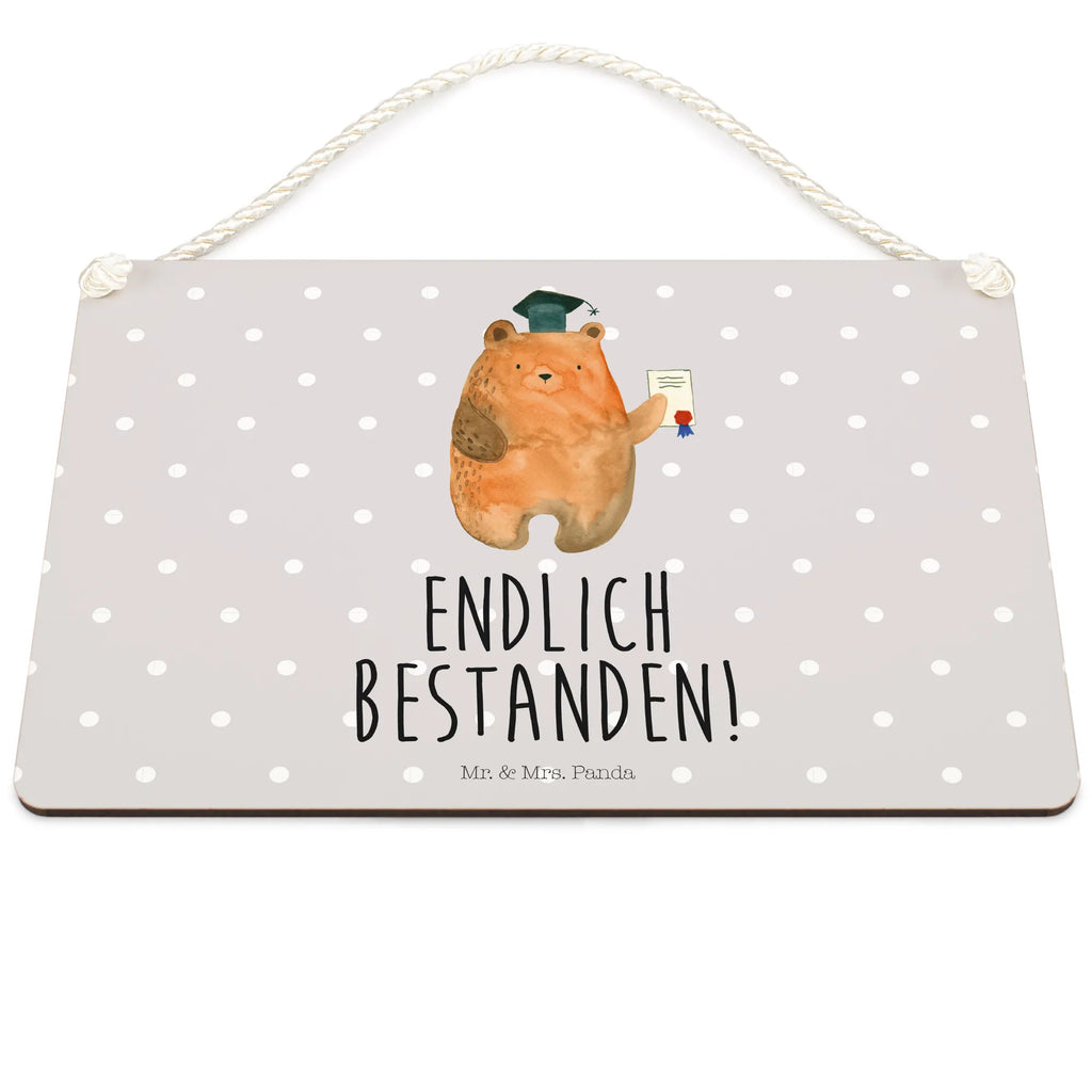 Deko Schild Bär Prüfung Türschild, Motivschild, Wandschild, Dekoschild, wandtafel, hängeschild, Spruchschild, Schild, Türschild Familie, Schild mit Spruch, holzbild, Deko Schild, wandhänger, sprüche schild, dekotafel, Holztafel, Deko Wandtafel, dekoschilder, Küchenschild, dekoration schild, Holzschild, Badschild, Bär, Teddybär, Teddy, Abitur, Prüfungen, Zeugnis, Prüfung Bestanden, Abschlusszeugnis, Abschluss