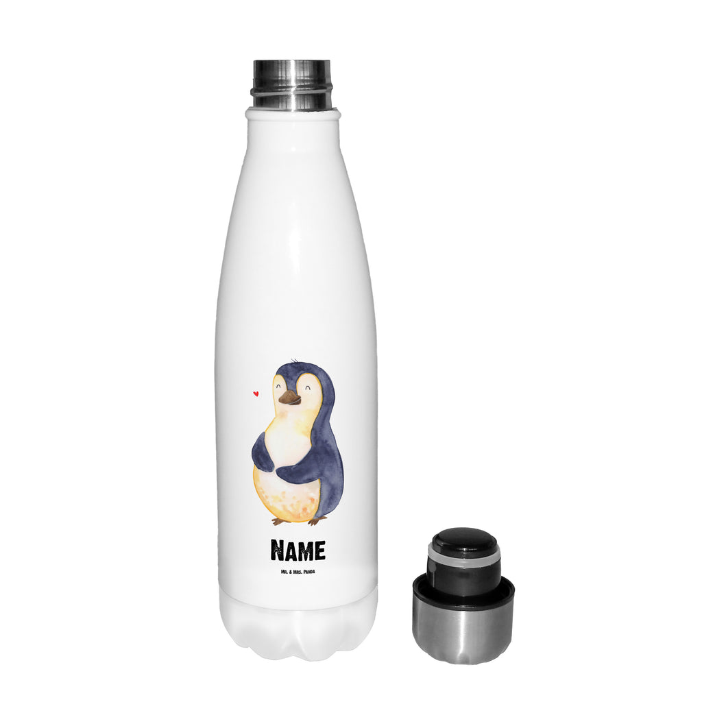 Personalisierte Thermosflasche Pinguin Diät Personalisierte Isolierflasche, Personalisierte Thermoflasche, Personalisierte Trinkflasche, Trinkflasche Mit Namen, Wunschname, Bedrucken, Namensflasche, Pinguin, Pinguine, Diät, Abnehmen, Abspecken, Gewicht, Motivation, Selbstliebe, Körperliebe, Selbstrespekt