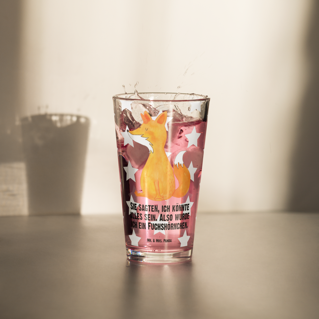 Premium Trinkglas Fuchshörnchen Wunsch Trinkglas, Glas, Pint Glas, Bierglas, Cocktail Glas, Wasserglas, Einhorn, Einhörner, Einhorn Deko, Pegasus, Unicorn, Fuchs, Unicorns, Fuchshörnchen, Fuchshorn, Foxycorn, Füchse