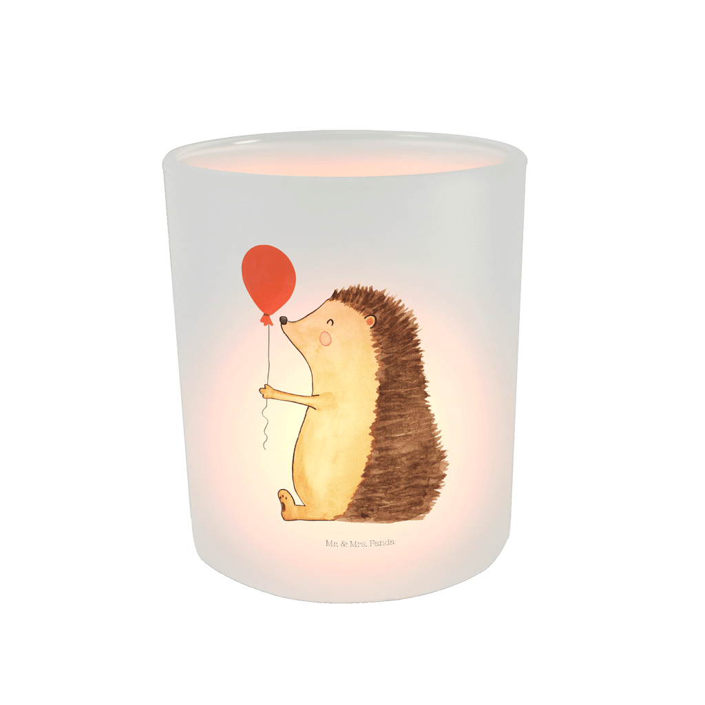 Windlicht Igel mit Luftballon Windlicht Glas, Teelichtglas, Teelichthalter, Teelichter, Kerzenglas, Windlicht Kerze, Kerzenlicht, Tiermotive, Gute Laune, lustige Sprüche, Tiere, Igel, Geburtstag, Herzlichen Glückwunsch, Glückwunsch, Geburtstagskind, Ballon, Happy Birthday