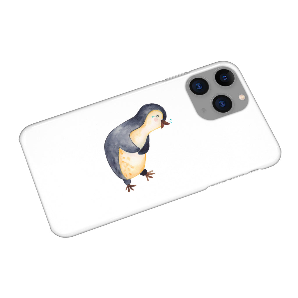 Handyhülle Pinguin Lachen Samsung Galaxy S9, Handyhülle, Smartphone Hülle, Handy Case, Handycover, Hülle, Pinguin, Pinguine, lustiger Spruch, Optimismus, Fröhlich, Lachen, Humor, Fröhlichkeit