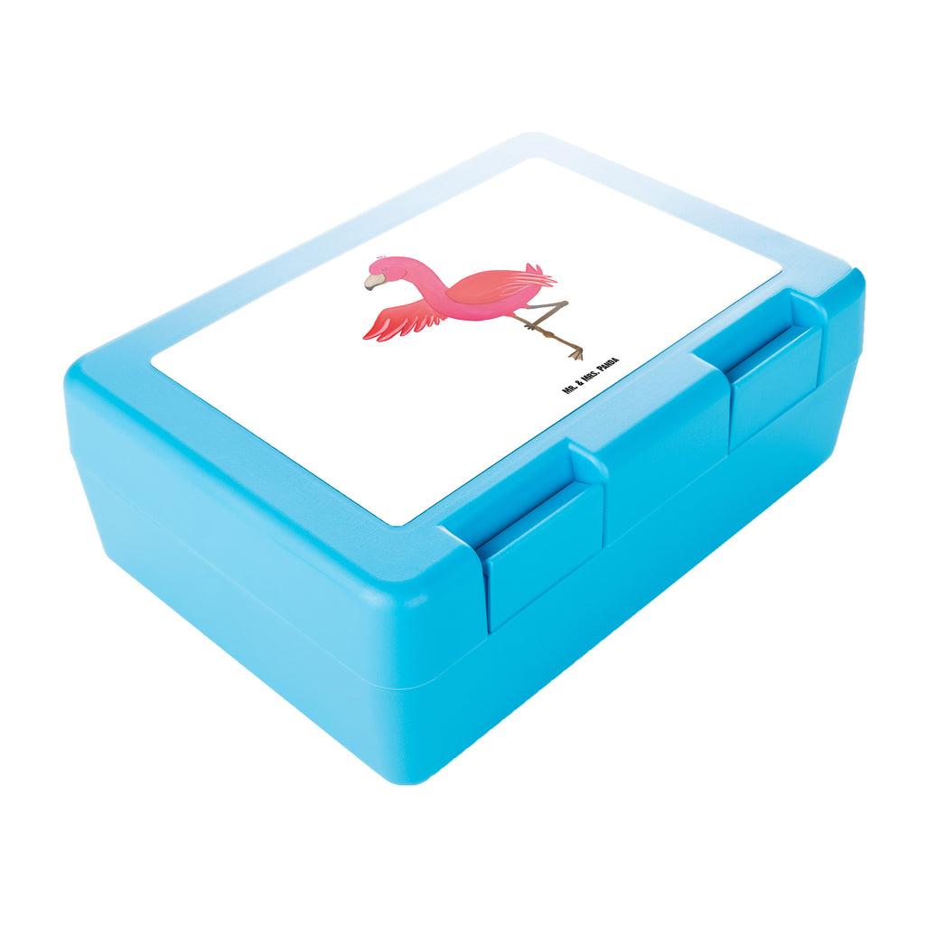 Brotdose Flamingo Yoga Brotbox, Snackbox, Lunch box, Butterbrotdose, Brotzeitbox, Flamingo, Vogel, Yoga, Namaste, Achtsamkeit, Yoga-Übung, Entspannung, Ärger, Aufregen, Tiefenentspannung