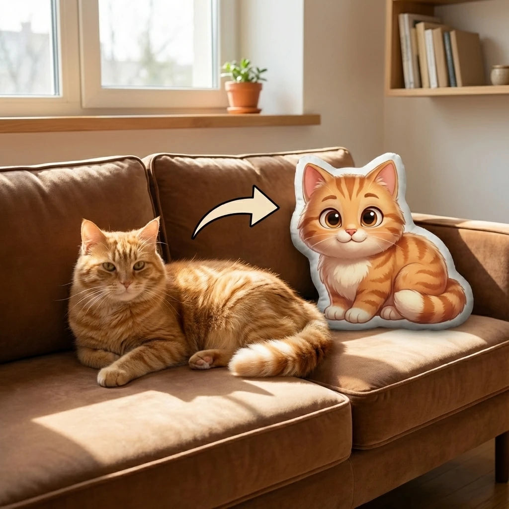 Personalisiertes Formkissen Haustier Design