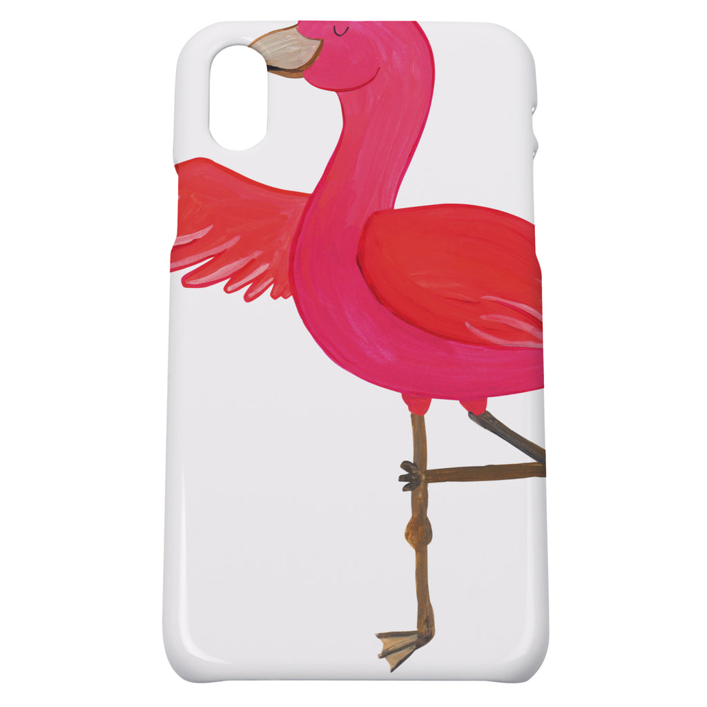 Handyhülle Flamingo Yoga Handyhülle, Handycover, Cover, Handy, Hülle, Iphone 10, Iphone X, Flamingo, Vogel, Yoga, Namaste, Achtsamkeit, Yoga-Übung, Entspannung, Ärger, Aufregen, Tiefenentspannung