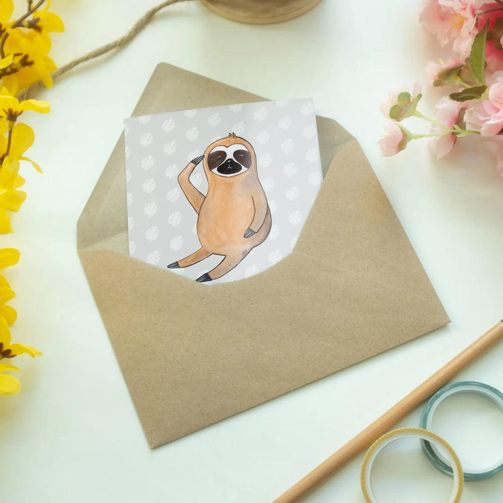 Greetings card sloth Bird babykarte, Glückwunschkarte, abiturkarte, jubiläumskarte, Beileidskarte, weihnachtskarten, Grußkarten, valentinstagskarte, genesungskarte, glückwunschkarten, firmungskarte, osterkarte, Klappkarte, hochzeitskarten, dankeskarten, Motivkarte, spruchkarte, osterkarten, kommunionskarte, einladungskarten, vatertagskarte, Grußkarte, neujahrskarte, Faultier, Faultier Deko, Faultier Geschenk, Faultiere, Vogel, Faultierwelt, faul, Frühaufsteher, Der Frühe Vogel, Morgenmuffel, Früher Vogel, Lieblingstier, Spinner