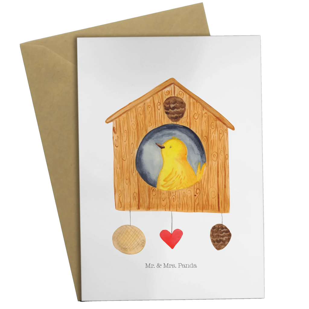 Greetings card Bird House dankeskarten, spruchkarte, abiturkarte, osterkarte, Grußkarte, hochzeitskarten, jubiläumskarte, osterkarten, babykarte, Klappkarte, valentinstagskarte, neujahrskarte, Grußkarten, Beileidskarte, glückwunschkarten, Motivkarte, Glückwunschkarte, weihnachtskarten, einladungskarten, firmungskarte, vatertagskarte, genesungskarte, kommunionskarte, Tiermotive, Gute Laune, Tiere, Lustige Sprüche, Wohnung, Familie, Vogelhaus, Lieblingsort, Zuhause, Unser Haus, Vogel, Vogelhäuschen, Vögel, Castle, Haus, Home Sweet Home, Eigenheim, Nest
