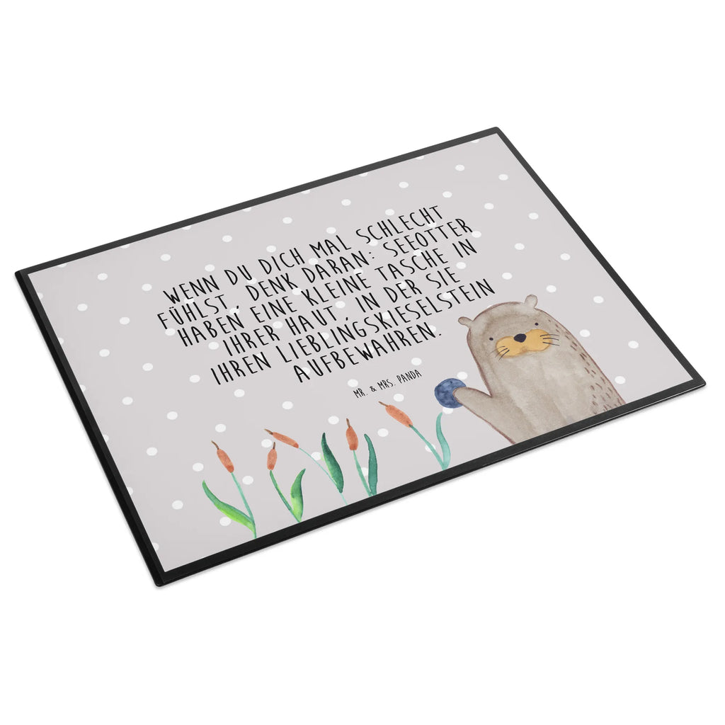 Desk pad otter Stone Schreibwaren, Schreibtischunterlage Groß, Büroartikel, Schreibtisch Unterlagen, Schreibtischauflage, Bürobedarf, Schreibunterlage, Otter, Fischotter, Seeotter, Otter Seeotter See Otter
