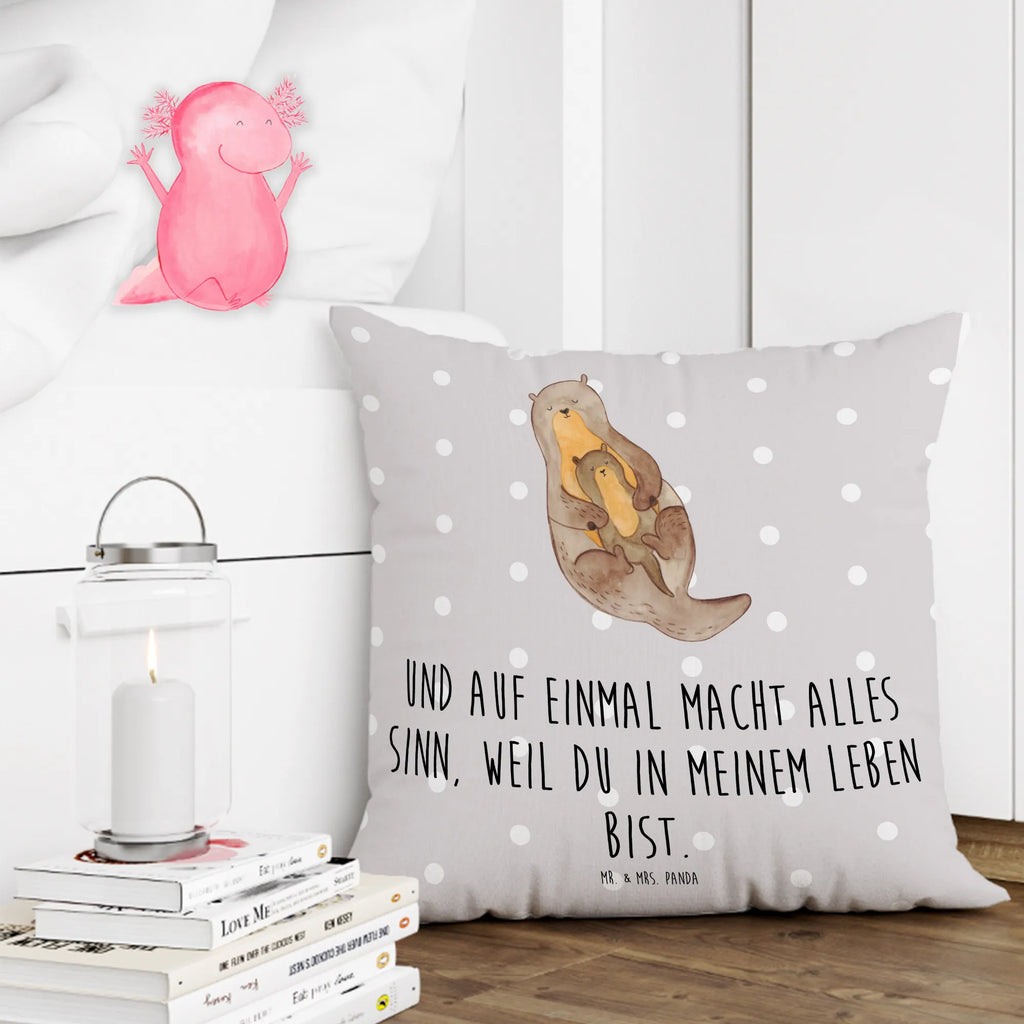 Cushion otter child bedroom, settee, 40x40, cushion, Pillow, pillows, pillow case, pad, 40 x 40, bed, soft, fluffy, sofa, couch, otter, marten, sea otter, European otter, water mammal, aquatic animal, baby otter, predator, water, otter gifts, animal lover, gift ideas for animal lovers, animal, mammal, water animal, gifts for people in love, Otter Sea Otter Lake Otter