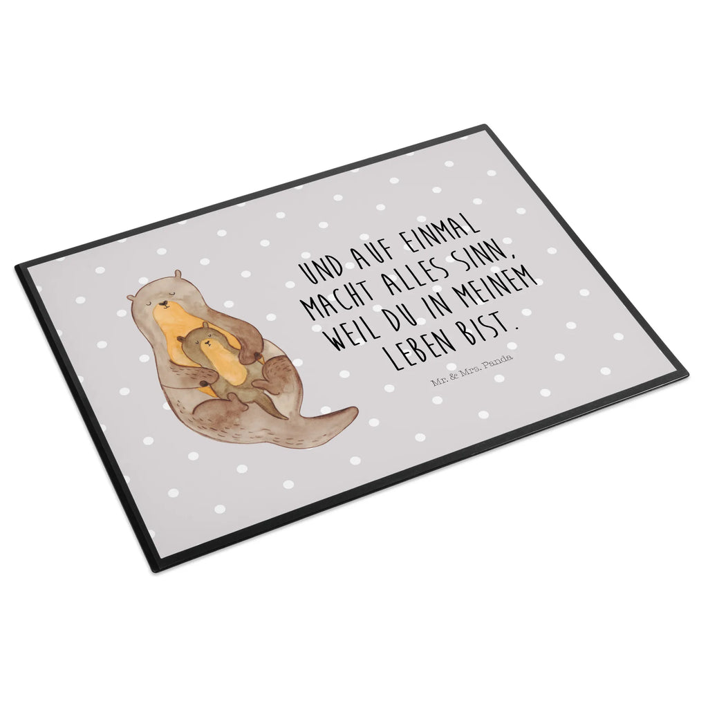 Schreibtischunterlage Otter mit Kind Schreibtisch Unterlagen, Büroartikel, Bürobedarf, Schreibtischauflage, Schreibwaren, Schreibunterlage, Schreibtischunterlage Groß, Otter, Fischotter, Seeotter, Otter Seeotter See Otter