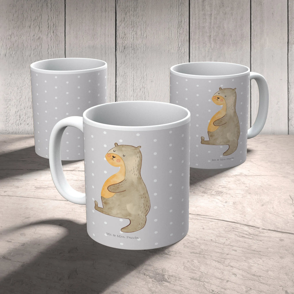 Mug otter Belly Tasse mit Motiven, Geschenktasse, Tasse, Porzellantasse, Tasse mit Zitaten, Keramiktasse, Bürotasse, Teetasse, Kaffeetasse, Otter, Fischotter, Seeotter, Otter Seeotter See Otter