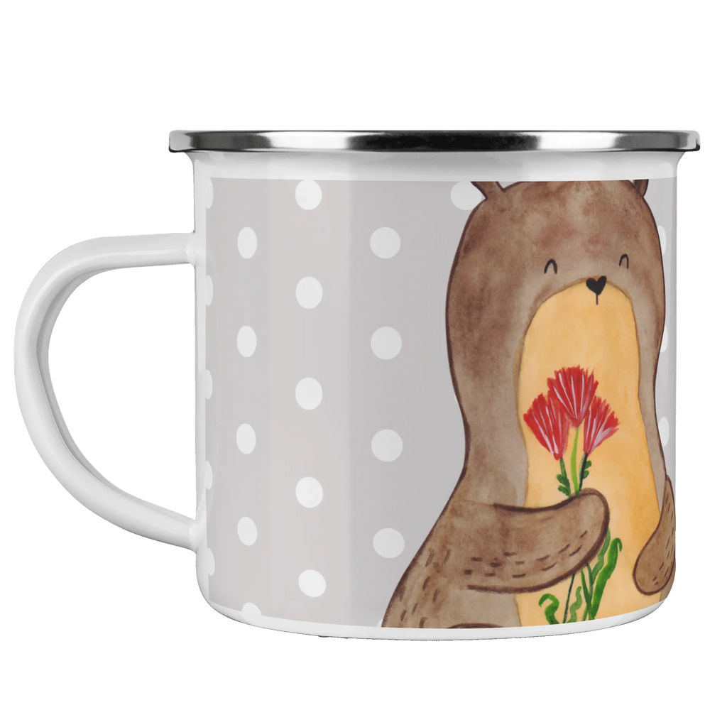 Enamel camping mug otter Bunch of flowers Metalltasse, Trinkbecher, blechbecher, becher emaille, Teetasse, Campingtasse, Emaille Tasse, Emaille Becher, Reisebecher, emaillebecher, Emailletasse, reisetasse, Teebecher, Kaffeetasse, wanderbecher, Tasse, wandertasse, Tasse Emaille, Kaffeebecher, Becher, Pott, metallbecher, Blechtasse, Campingbecher, Seeotter, Fischotter, Otter, Otter Seeotter See Otter