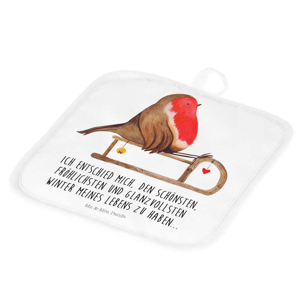 2er Set Topflappen  Rotkehlchen Schlitten Ofenhandschuh, Topflappen, Topflappen Set, Topfhandschuhe, Topflappen mit Spruch, Topflappenset, Schöne Topflappen, Ofenhandschuhe, Topflappen 2er Set, Topfuntersetzer, Topfhandschuh, Topflappen lustig, Winter, Weihnachten, Weihnachtsdeko, Nikolaus, Advent, Heiligabend, Wintermotiv, Vogel, Schlitten