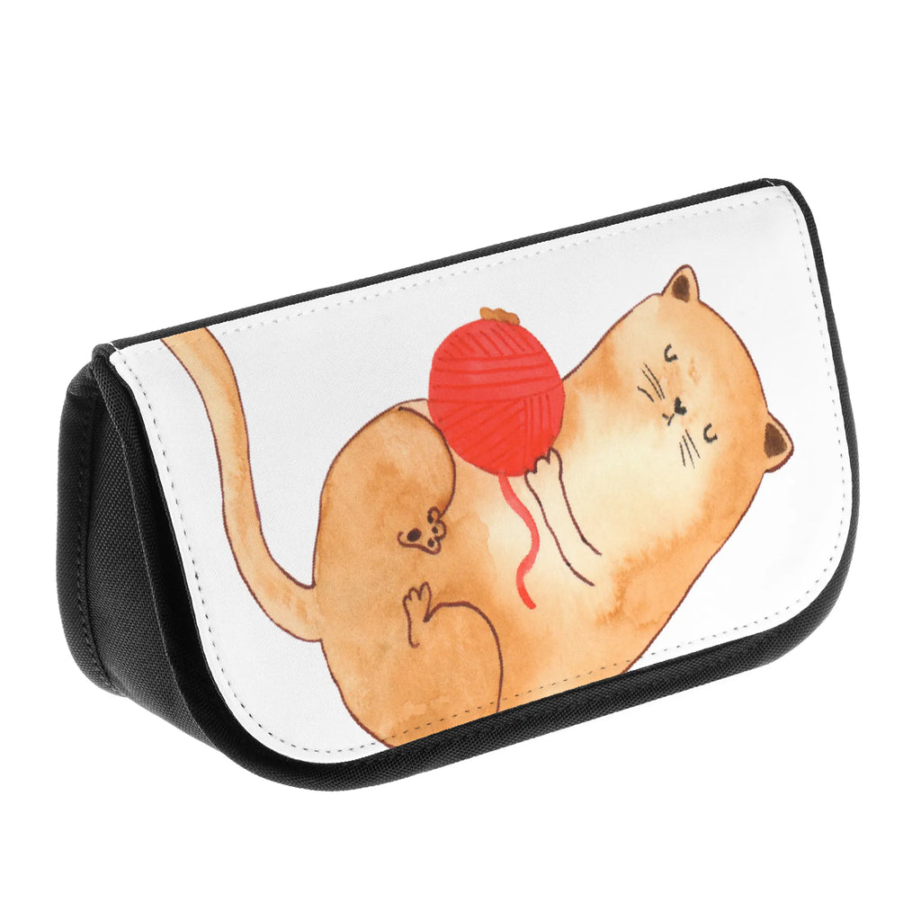 Cosmetics bag Cat Wool Beauty Bag, zubehörtasche, Kulturbeutel, bad tasche, Toilettentasche, Waschbeutel, kosmetiktäschchen, reise kosmetiktasche, beauty case, kosmetik beutel, beauty tasche, Make-Up Bag, Schminktasche, Schminktäschchen, Waschtasche, Necessaire, Beautybag, hygiene tasche, Kulturtasche, reiseschminktasche, Reisenecessaires, Kosmetiktasche, kulturtäschchen, Schminkbeutel, utensilientasche, Organizer Tasche, toilettenbeutel, kleines Täschchen, Katzenmotiv, Katzenfan, Katzendeko, Katzenfreund, Katzenliebhaber, Katzenprodukte, Katzenartikel, Katzenaccessoires, Katzensouvenirs, Katzenliebhaberprodukte, Katzenmotive, Katze, Spielen, Haustier, Kater, Wollknäuel, Wolle, Katzenhalter, Cat, Verspielt, Mietze, Katzenbesitzerin, Cats, Katzen, Spiel
