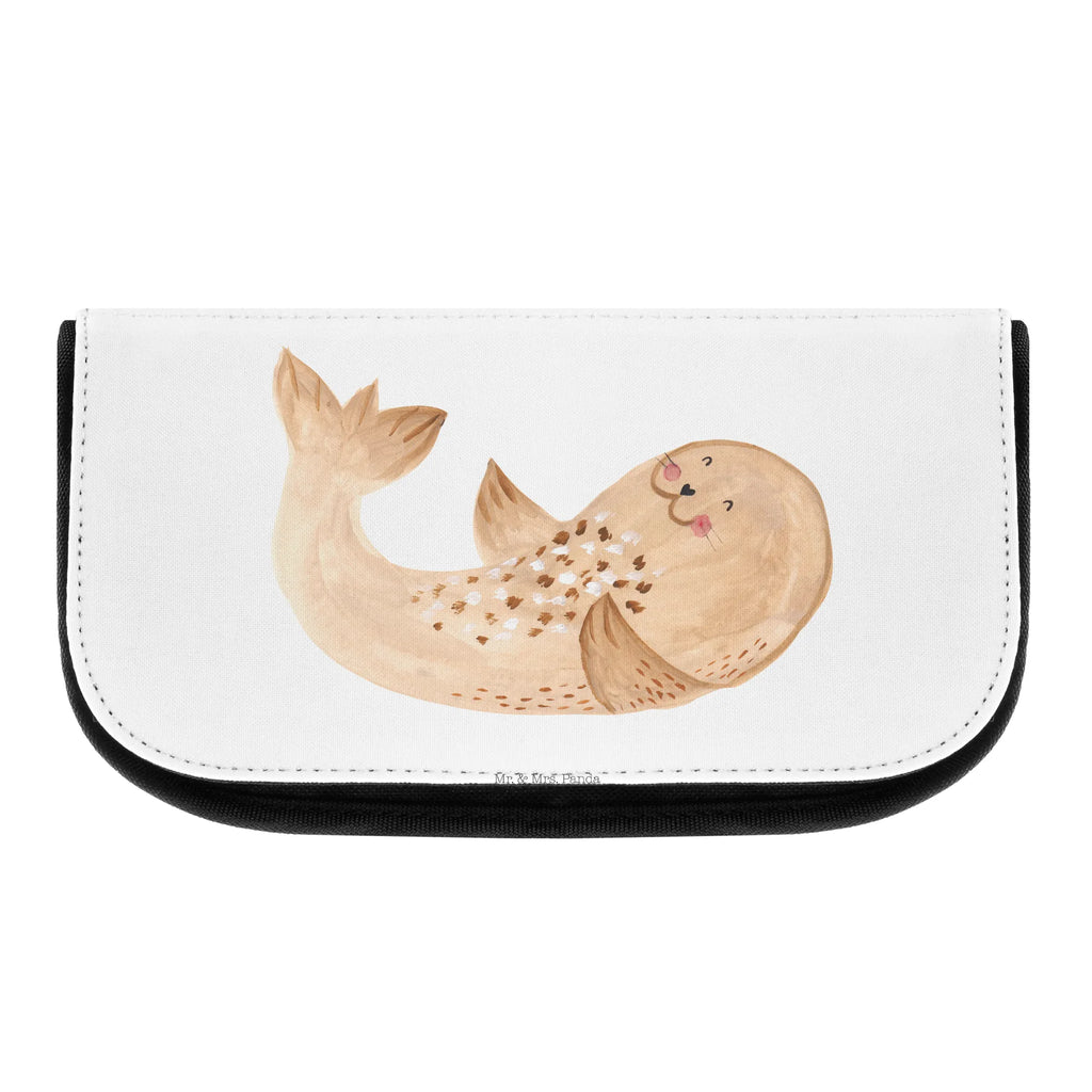 Kosmetyczka foka Leżeć toilettenbeutel, kulturtäschchen, Waschbeutel, kleines Täschchen, Schminktasche, beauty tasche, Make-Up Bag, Kulturtasche, Waschtasche, Necessaire, reiseschminktasche, Reisenecessaires, kosmetiktäschchen, Organizer Tasche, zubehörtasche, Schminktäschchen, Schminkbeutel, Kulturbeutel, reise kosmetiktasche, Toilettentasche, Kosmetiktasche, utensilientasche, beauty case, bad tasche, Beautybag, hygiene tasche, kosmetik beutel, Beauty Bag, Gute Laune, Tiermotive, Tiere, Lustige Sprüche, Lachen, Strand, Ostsee, Nordsee, Robben, Robbe, Seehund, Meerestier, Freude