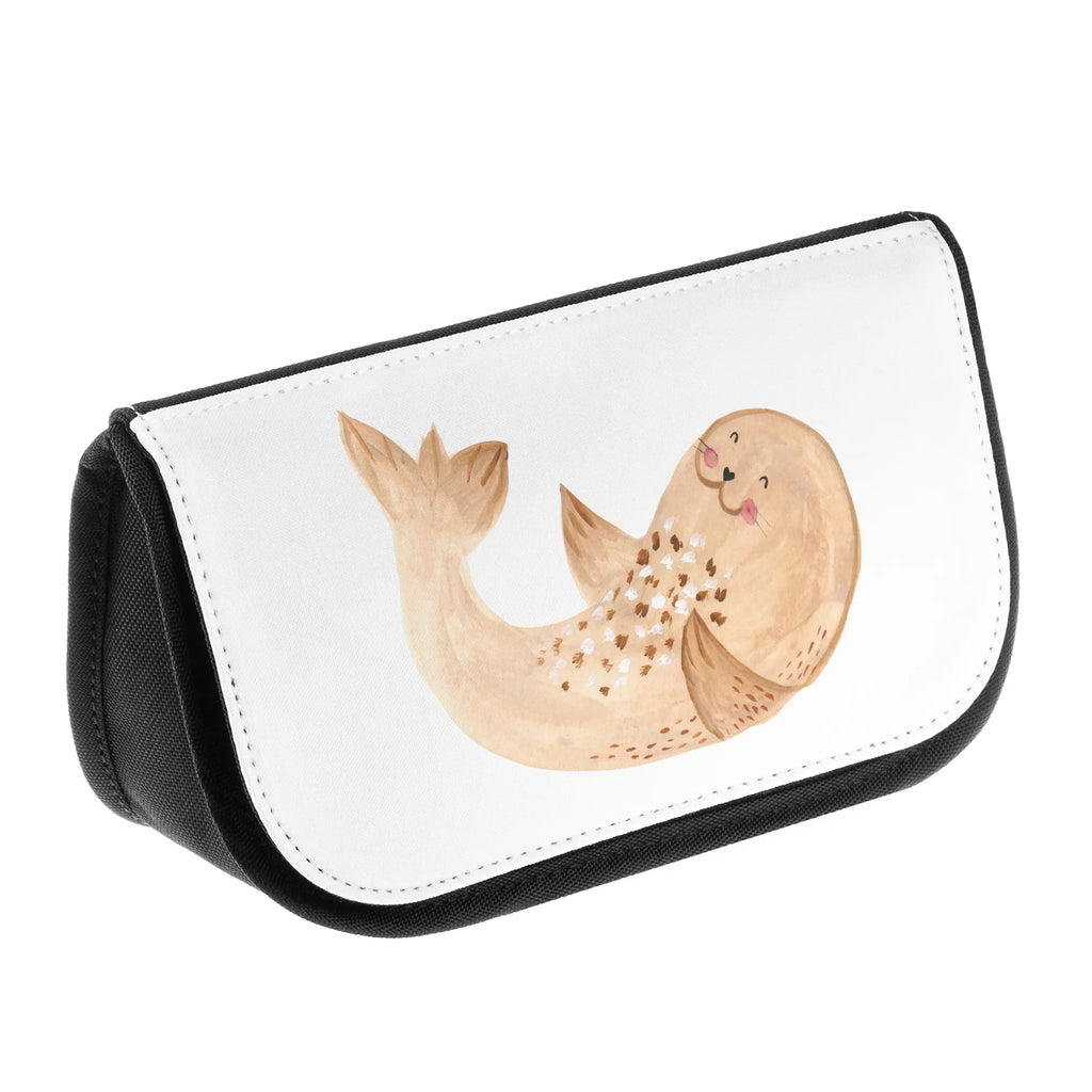 Kosmetyczka foka Leżeć toilettenbeutel, kulturtäschchen, Waschbeutel, kleines Täschchen, Schminktasche, beauty tasche, Make-Up Bag, Kulturtasche, Waschtasche, Necessaire, reiseschminktasche, Reisenecessaires, kosmetiktäschchen, Organizer Tasche, zubehörtasche, Schminktäschchen, Schminkbeutel, Kulturbeutel, reise kosmetiktasche, Toilettentasche, Kosmetiktasche, utensilientasche, beauty case, bad tasche, Beautybag, hygiene tasche, kosmetik beutel, Beauty Bag, Gute Laune, Tiermotive, Tiere, Lustige Sprüche, Lachen, Strand, Ostsee, Nordsee, Robben, Robbe, Seehund, Meerestier, Freude