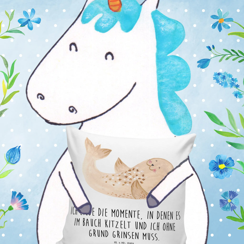 40x40 poduszka foka Leżeć Motywy zwierzęce, dobra energia, zabawne powiedzonka, zwierzęta