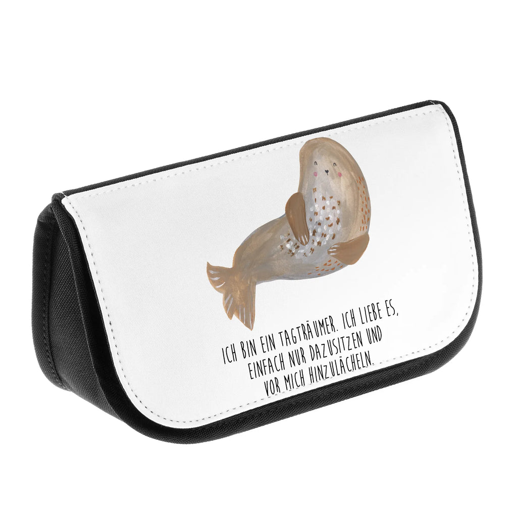 Kosmetyczka foka śmiech kulturtäschchen, reise kosmetiktasche, toilettenbeutel, Kulturbeutel, bad tasche, kleines Täschchen, Waschbeutel, utensilientasche, Schminktäschchen, Beauty Bag, beauty tasche, beauty case, kosmetiktäschchen, zubehörtasche, Make-Up Bag, Schminkbeutel, reiseschminktasche, Kulturtasche, Waschtasche, Kosmetiktasche, Schminktasche, Beautybag, Reisenecessaires, Organizer Tasche, Necessaire, hygiene tasche, Toilettentasche, kosmetik beutel, Tiermotive, Gute Laune, Lustige Sprüche, Tiere, Robbe, Ostsee, Seehund, Strand, Meerestier, Nordsee, Robben