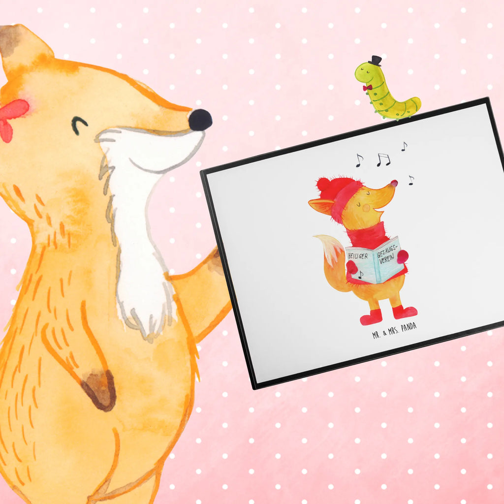 Schreibtischunterlage Fuchs Sänger tischmatten, tischpad, schreibmatte, tischauflage, Schreibtischauflage, tischauflagen, Tischunterlage, arbeitsmatte, schreibtischmatte, tischmatte, schreibauflage, Schreibtisch Matte, schreibauflagen, arbeitsunterlage, schreibtischauflagen, schreibtischunterlage, Schreibunterlage, Schreibtisch Unterlagen, schreibtischunterlagen, tischpads, pultunterlage, Winter, Heiligabend, Nikolaus, Wintermotiv, Weihnachtsdeko, Weihnachten, Advent, Geschenk Sänger, Fuchs, Weihnachtslieder, Füchse, Singen, Sänger