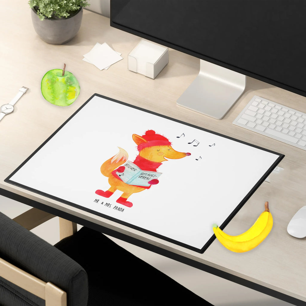 Schreibtischunterlage Fuchs Sänger tischmatten, tischpad, schreibmatte, tischauflage, Schreibtischauflage, tischauflagen, Tischunterlage, arbeitsmatte, schreibtischmatte, tischmatte, schreibauflage, Schreibtisch Matte, schreibauflagen, arbeitsunterlage, schreibtischauflagen, schreibtischunterlage, Schreibunterlage, Schreibtisch Unterlagen, schreibtischunterlagen, tischpads, pultunterlage, Winter, Heiligabend, Nikolaus, Wintermotiv, Weihnachtsdeko, Weihnachten, Advent, Geschenk Sänger, Fuchs, Weihnachtslieder, Füchse, Singen, Sänger
