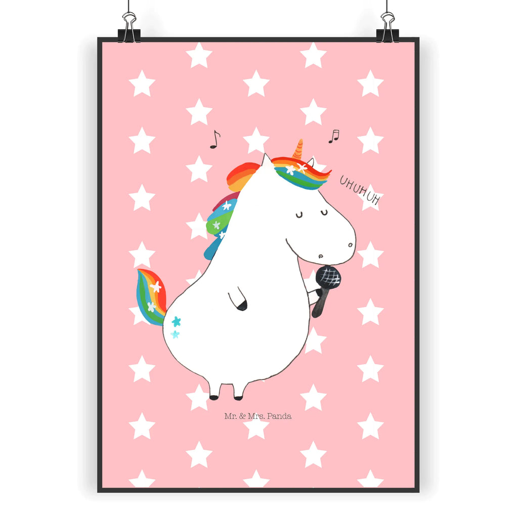 Plakat jednorożec Śpiewak Mr. & Mrs. Panda Poster, wanddeko, Kunstdruck, Plakat, Wandschmuck, Poster, Wandposter, kunst für die wand, Bild für Wand, kunstdruck poster, wanddruck, Bild, Wanddeko Bild, grafikposter, Wanddekoration, Deko Bild, Designposter, Wandbild, Posterdruck, drucke, kunstposter, wandkunst, Einhorn Deko, Einhörner, Einhorn, Unicorn, Party, Geburtstag, Konfetti, Disco, Feier, Sängerin, Fest, Sänger, Glitzer, Freundin