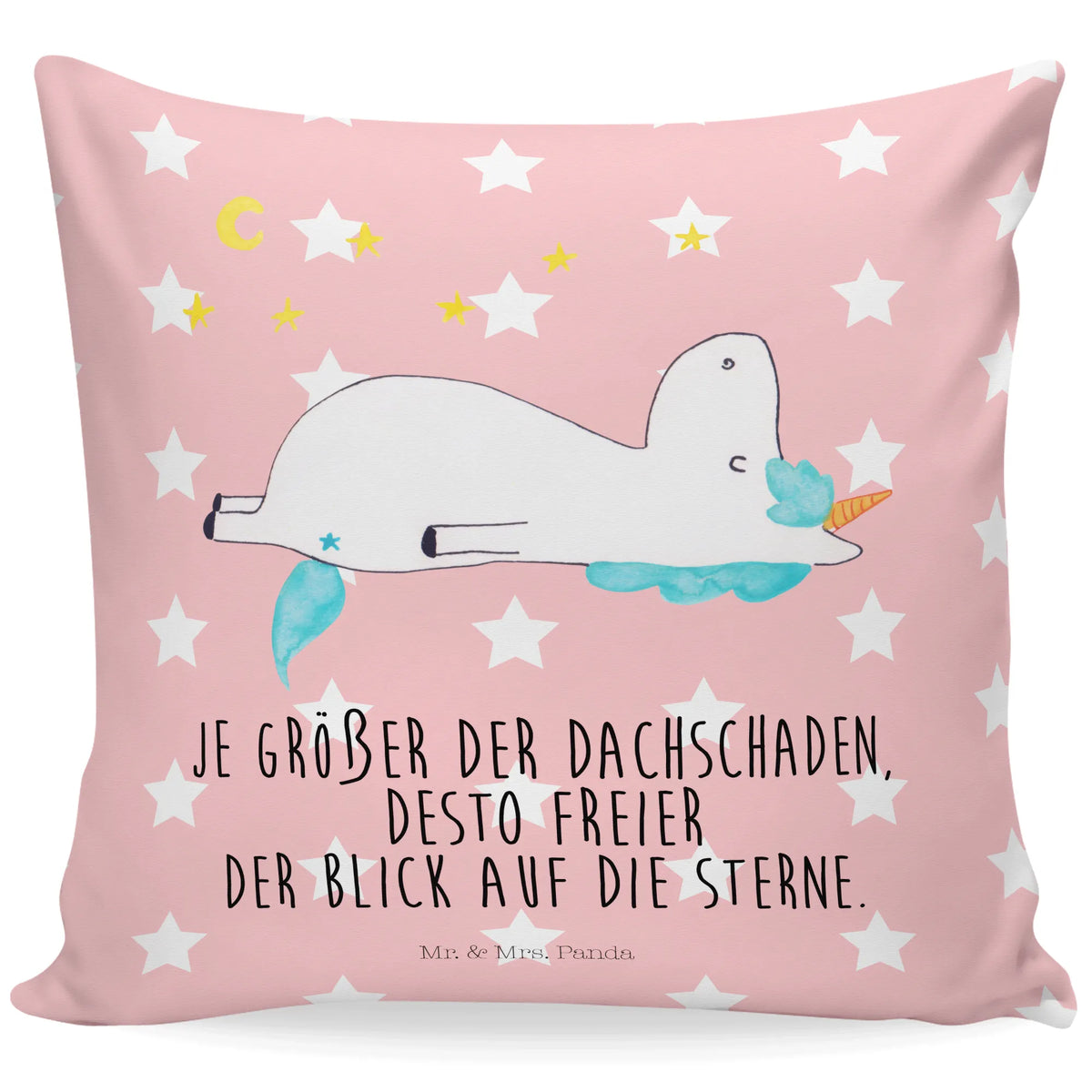 Cushion unicorn starry sky