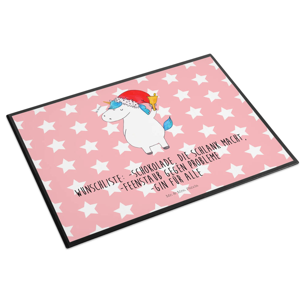 Podkładka na biurko Jednorożec Mikołaj schreibauflage, schreibtischauflagen, schreibauflagen, Schreibunterlage, pultunterlage, Schreibtischauflage, schreibtischunterlage, tischauflage, schreibmatte, tischpads, tischauflagen, schreibtischunterlagen, tischmatten, schreibtischmatte, Schreibtisch Unterlagen, arbeitsmatte, tischmatte, Schreibtisch Matte, Tischunterlage, tischpad, arbeitsunterlage, Einhörner, Unicorn, Einhorn Deko, Einhorn, Weihnachtsmann, Feenstaub, Nikolaus, Schoki, Wunschliste, Gin, Wunschzettel, Weihnachten, Schokolade