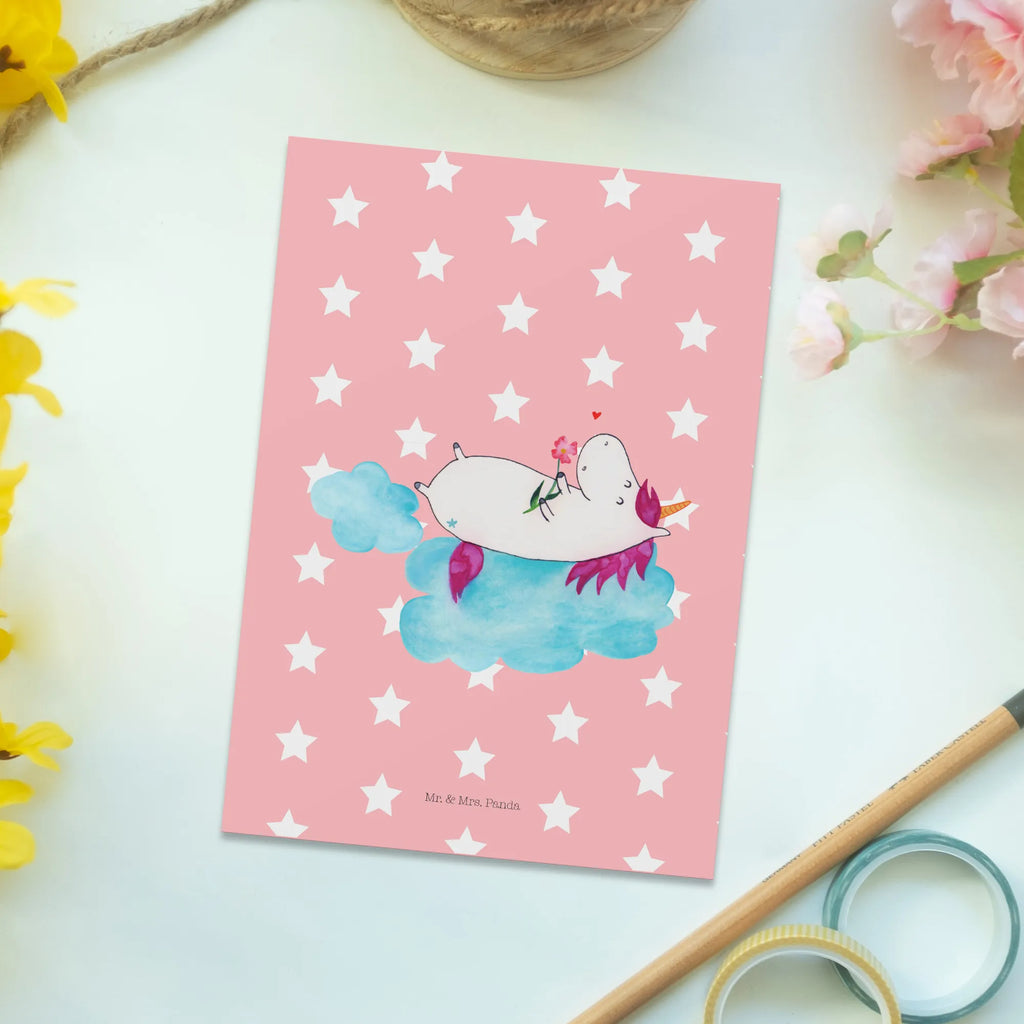Postcard unicorn In love card, invitation card, postcards, gift card, Postcard, letter, gift, paper, invitation, unicorn, unicorns, Unicorns, Unicorn, Love, Love Proof, cloud, Girlfriend present, girlfriend gift