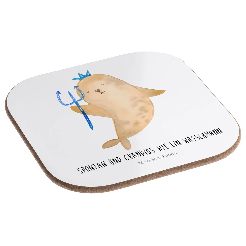 Square coaster Star sign Aquarius glass coasters, Coasters, gifts, gift, presents, breakfast, party, constellations, birthdays, astrology, zodiac, date of birth, month of birth, nix, birthday february, merman, sea gift, gift february, birthday january, gift january, aquarius gift, aquarius zodiac sign