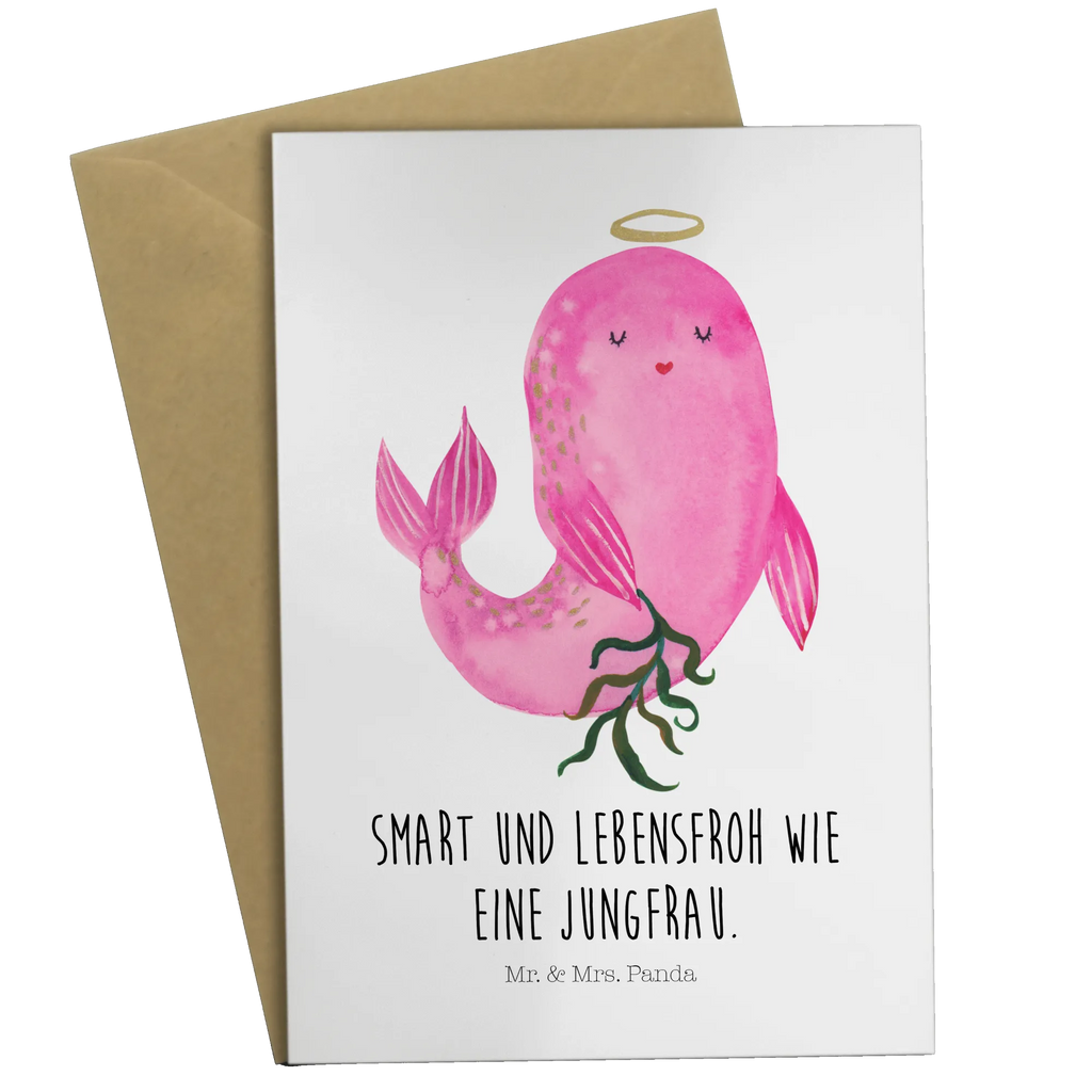 Greetings card Star sign Virgo Klappkarte, Ansichtskarten, Glückwunschkarte, Hochzeitskarte, Karte, Einladungskarte, Grußkarte, Geburtstagskarte, Tierkreiszeichen, Sternzeichen, Horoskop, Astrologie, Aszendent, Geschenk, Geschenk August, Meerjungfrau, Geschenk September, Jungfer, Geburtstag August, Jungfrau Sternzeichen, Jungfrau, Geburtstag September