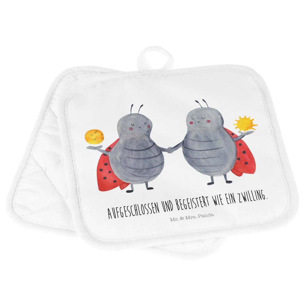 2er Set Topflappen  Sternzeichen Zwilling Topflappen 2er Set, Topfhandschuhe, Topflappen, Topfuntersetzer, Topflappenset, Topflappen Set, 2er Set Topflappen, topfhalter, Horoskop, Astrologie, Aszendent, Sternzeichen, Tierkreiszeichen, Geschenk Mai, Marienkäfer, Glückskäfer, Geschenk Juni, Geburtstag Mai, Zwillingsschwester, Zwilling Sternzeichen, Zwillinge, Zwillingsbruder, Zwilling Geschenk