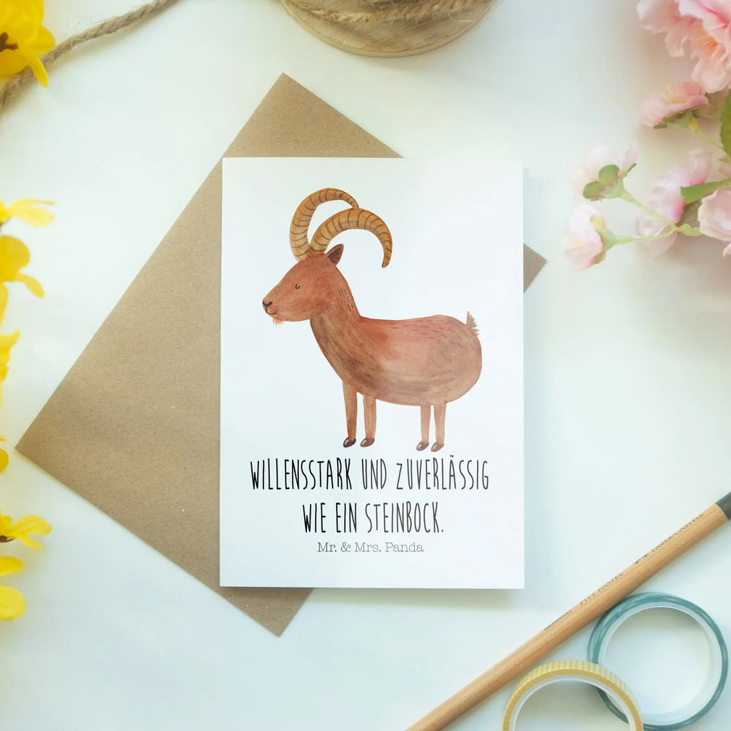 Kartka okolicznościowa Znak zodiaku koziorożec Ansichtskarten, Grußkarte, Hochzeitskarte, Geburtstagskarte, Einladungskarte, Karte, Klappkarte, Glückwunschkarte, Tierkreiszeichen, Sternzeichen, Horoskop, Astrologie, Aszendent, Steinböcke, Geburtstag Dezember, Geschenk Januar, Bock, Geburtstag Januar, Steinbock Sternzeichen, Ziege, Steinbock Geschenk, Geschenk Dezember