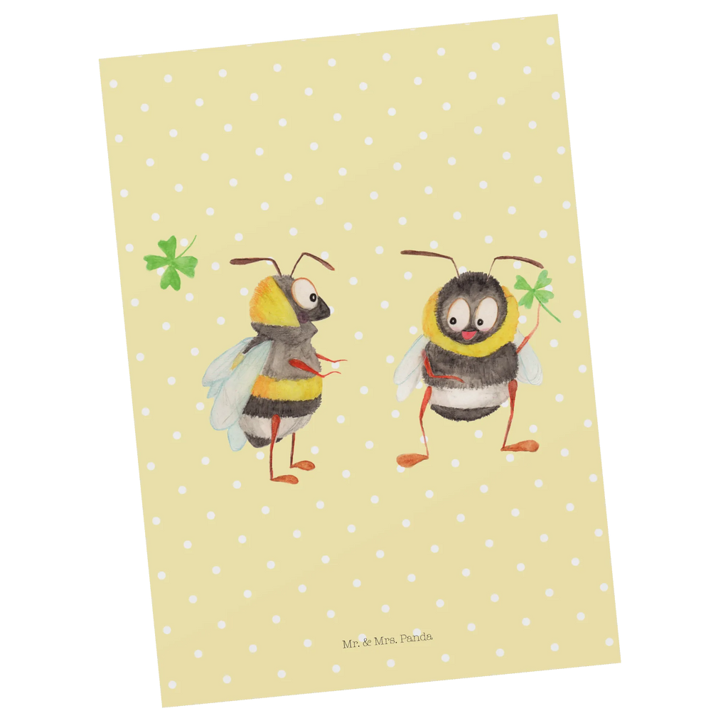 Postcard bumblebees shamrock kunstkarte, Fotokarte, Postkarte, Kunstkarten, Ansichtskarte, spruchkarte, Designkarte, bildkarte, Ansichtskarten, einzelkarte, Postkarten, Grußkarte, Motivkarte, Tiere, Tiermotive, Lustige Sprüche, Gute Laune, glücklich sein, Spruch schön, Biene, glücklich Werden, Hummel, Spruch Positiv, Spruch Fröhlich, Biene Deko